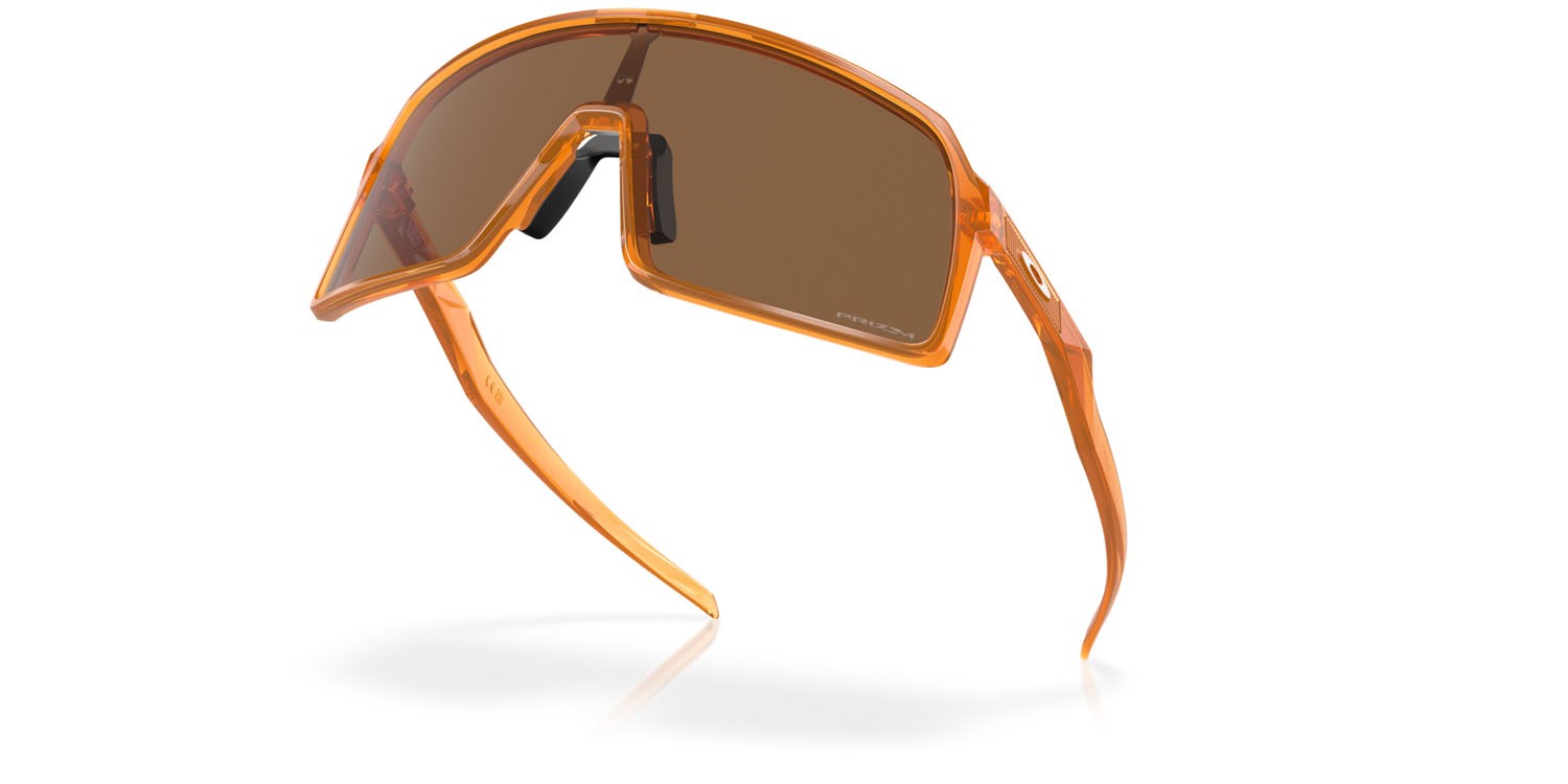 Occhiali da sole Oakley Sutro OO 9406 (9406A9) colore transparent ginger forma mask lenti prizm bronze