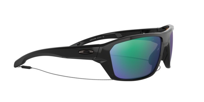 Sonnenbrillen Oakley Split shot OO 9416 (941605) farbe polished black form rechteckig gläser prizm shallow h2o polarized