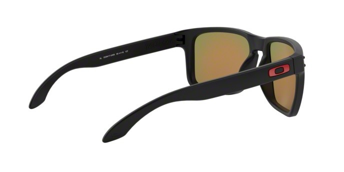 Sonnenbrillen Oakley Holbrook xl OO 9417 (941704) farbe matte black form quadratisch gläser prizm ruby