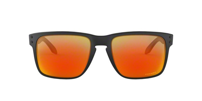 Sonnenbrillen Oakley Holbrook xl OO 9417 (941704) farbe matte black form quadratisch gläser prizm ruby