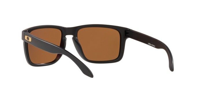 Sonnenbrillen Oakley Holbrook xl OO 9417 (941723) farbe matte black form quadratisch gläser prizm 24k polarized