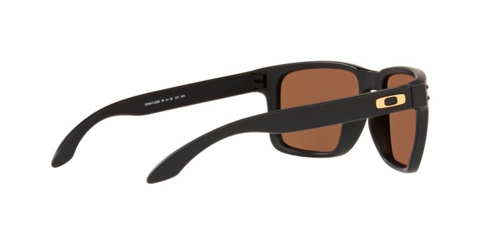 Sonnenbrillen Oakley Holbrook xl OO 9417 (941723) farbe matte black form quadratisch gläser prizm 24k polarized