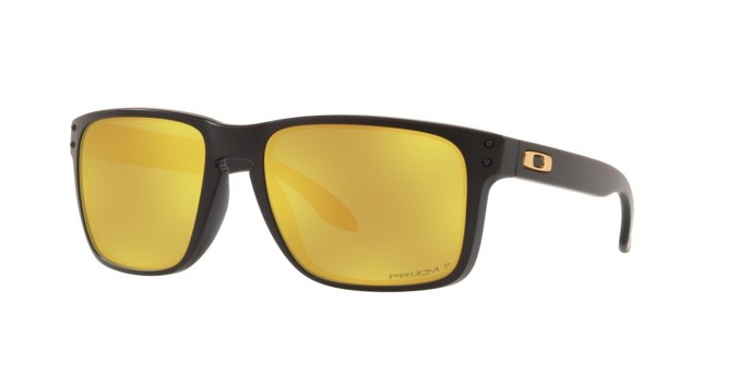Sonnenbrillen Oakley Holbrook xl OO 9417 (941723) farbe matte black form quadratisch gläser prizm 24k polarized