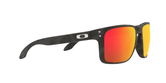 Sonnenbrillen Oakley Holbrook XL OO 9417 (941729) farbe matte black camoflauge form quadratisch gläser prizm ruby