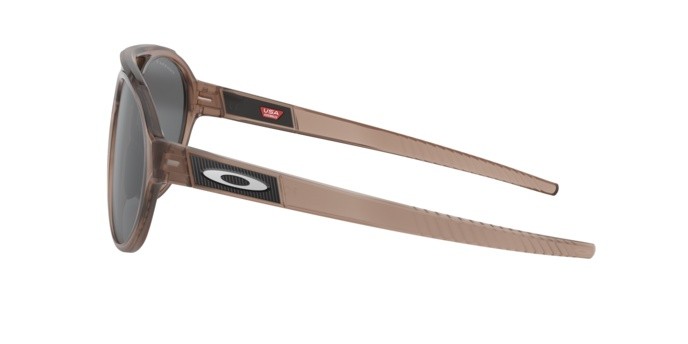 Sonnenbrillen Oakley Forager OO 9421 (942109) farbe matte brown smoke form rund gläser prizm black polarized