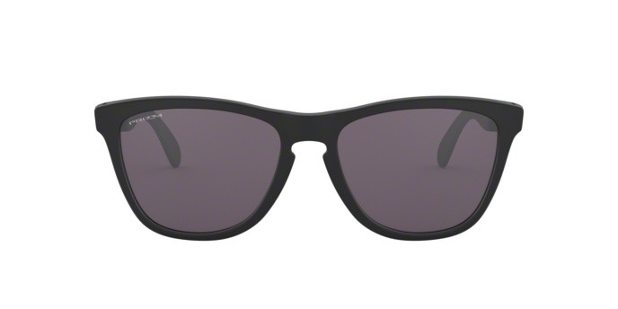 Sonnenbrillen Oakley Frogskins mix OO 9428 (942801) farbe matte black form rund gläser prizm grey