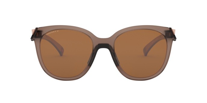 Sonnenbrillen Oakley Low key OO 9433 (943308) farbe matte brown smoke form rund gläser prizm bronze polarized