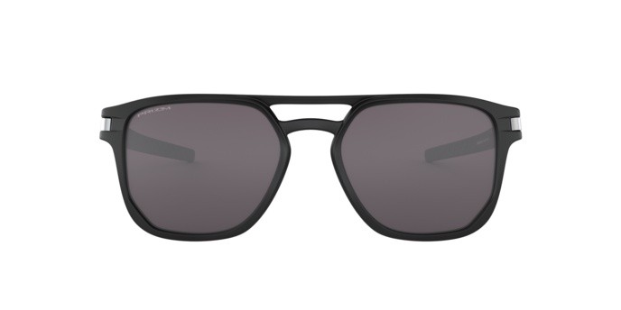 Sonnenbrillen Oakley Latch beta OO 9436 (943601) farbe matte black form quadratisch gläser prizm grey