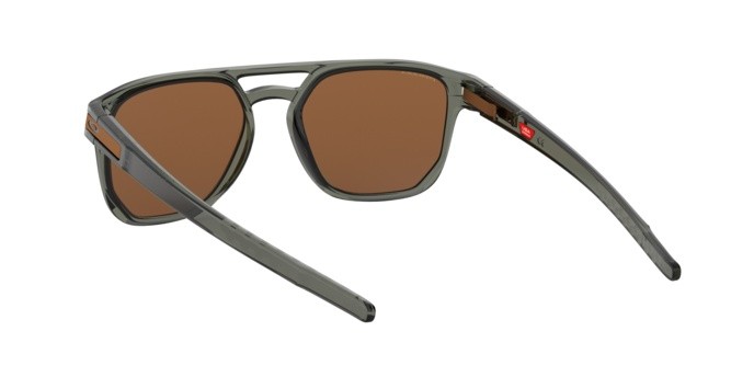 Sonnenbrillen Oakley Latch beta OO 9436 (943603) farbe olive ink form quadratisch gläser prizm tungsten