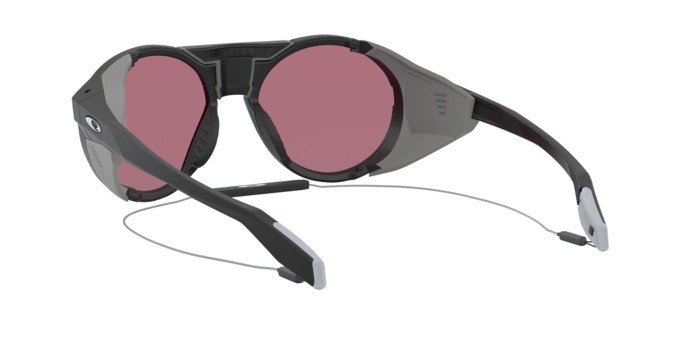 Sonnenbrillen Oakley Clifden OO 9440 (944001) farbe matte black form rund gläser prizm snow black