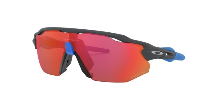Sonnenbrillen Oakley Radar ev advancer OO 9442 (944205) farbe matte carbon form rechteckig gläser prizm trail torch