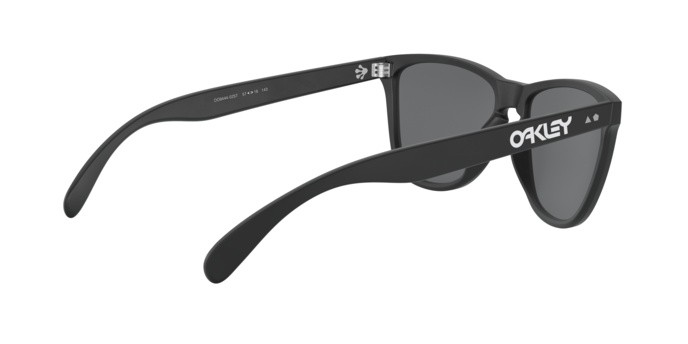 Sonnenbrillen Oakley Frogskins 35th OO 9444 (944402) farbe matte black form rund gläser prizm black