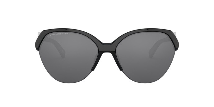 Sonnenbrillen Oakley Trailing point OO 9447 (944704) farbe polished black form rund gläser prizm black polarized