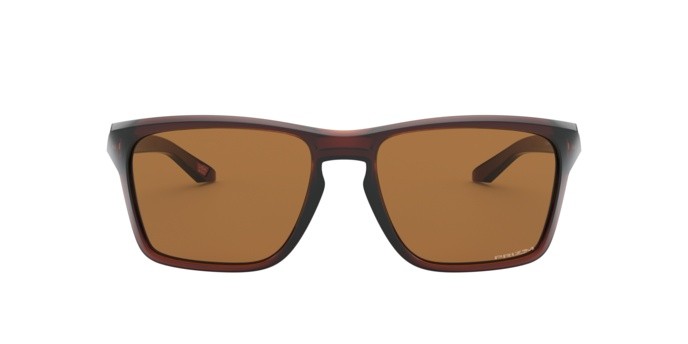 Sonnenbrillen Oakley Sylas OO 9448 (944802) farbe polished rootbeer form rechteckig gläser prizm bronze