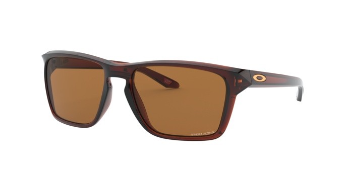 Sonnenbrillen Oakley Sylas OO 9448 (944802) farbe polished rootbeer form rechteckig gläser prizm bronze