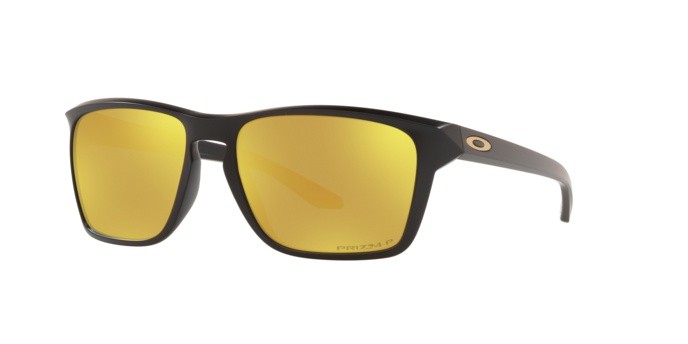 Sonnenbrillen Oakley Sylas OO 9448 (944815) farbe matte black form rechteckig gläser prizm 24k polarized
