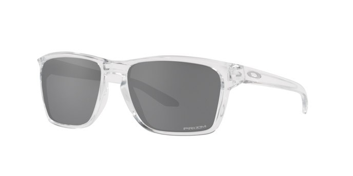Sonnenbrillen Oakley Sylas OO 9448 (944829) farbe polished clear form rechteckig gläser prizm black