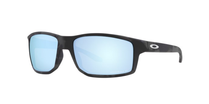 Sonnenbrillen Oakley Gibston OO 9449 (944923) farbe matte black camo form quadratisch gläser prizm deep water polarized