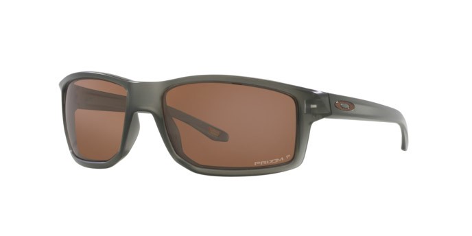 Sonnenbrillen Oakley Gibston OO 9449 (944924) farbe grigio fumo opaco form quadratisch gläser prizm tungsten polarized