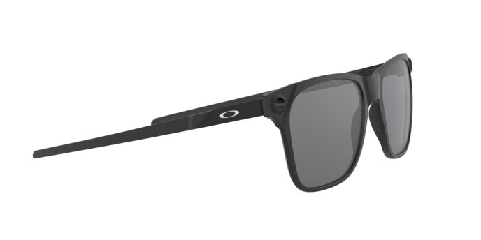 Sonnenbrillen Oakley Apparition OO 9451 (945105) farbe satin black form quadratisch gläser black iridium polarized