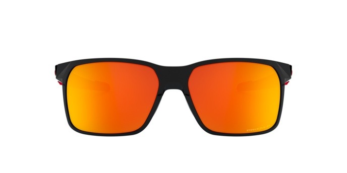 Occhiali da sole Oakley Portal x OO 9460 (946005) colore polished black forma rettangolare lenti prizm ruby polarized
