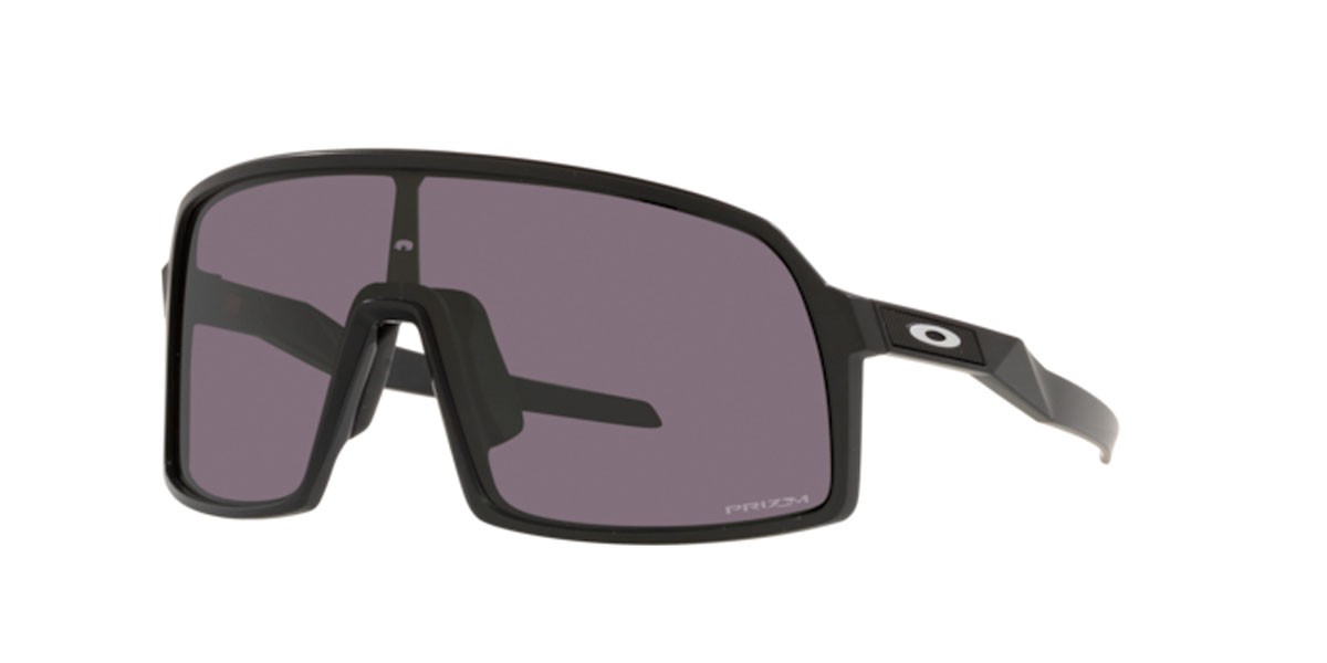 Sunglasses Oakley Sutro s OO 9462 (946207) color matte black shape rectangle lenses prizm grey