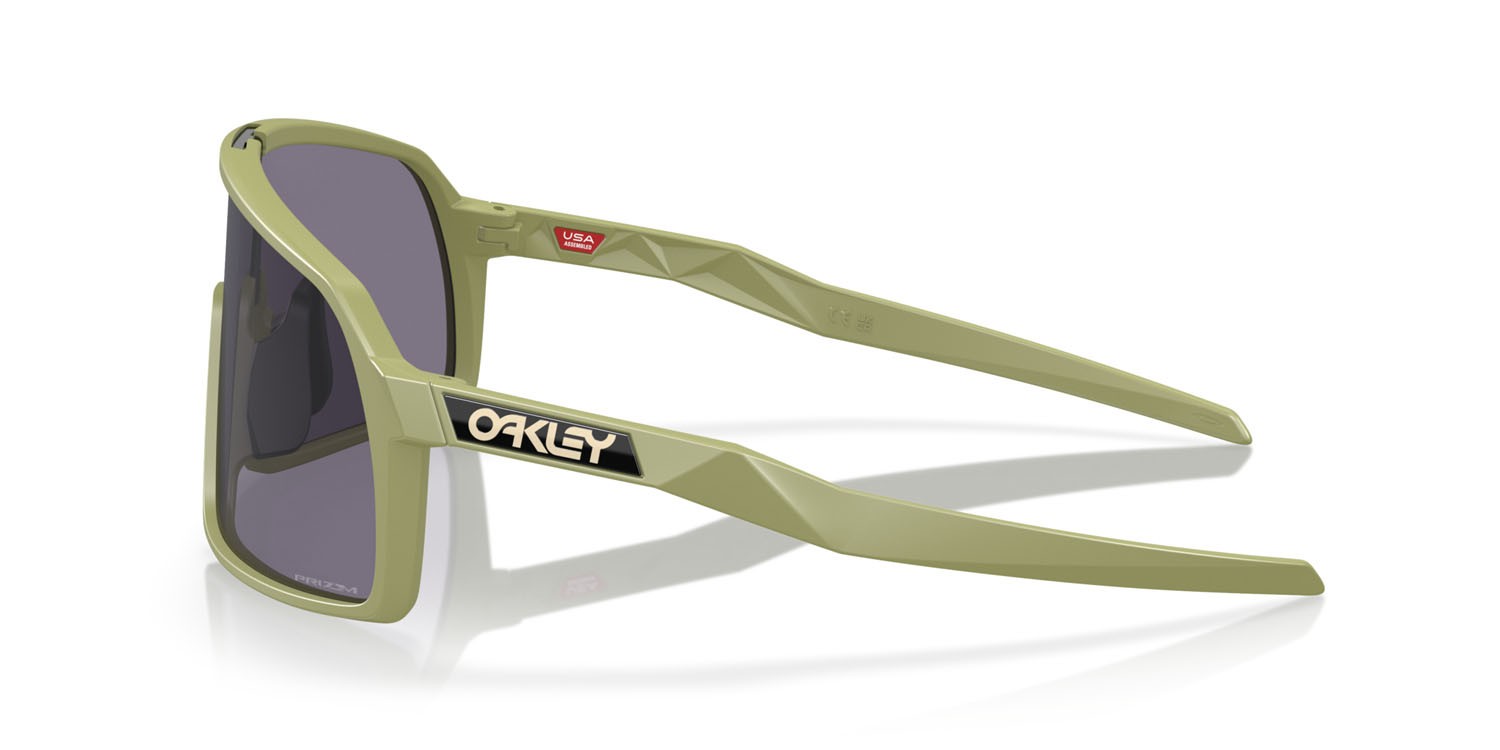 Occhiali da sole Oakley Sutro S OO 9462 (946212) colore matte fern forma mask lenti prizm grey
