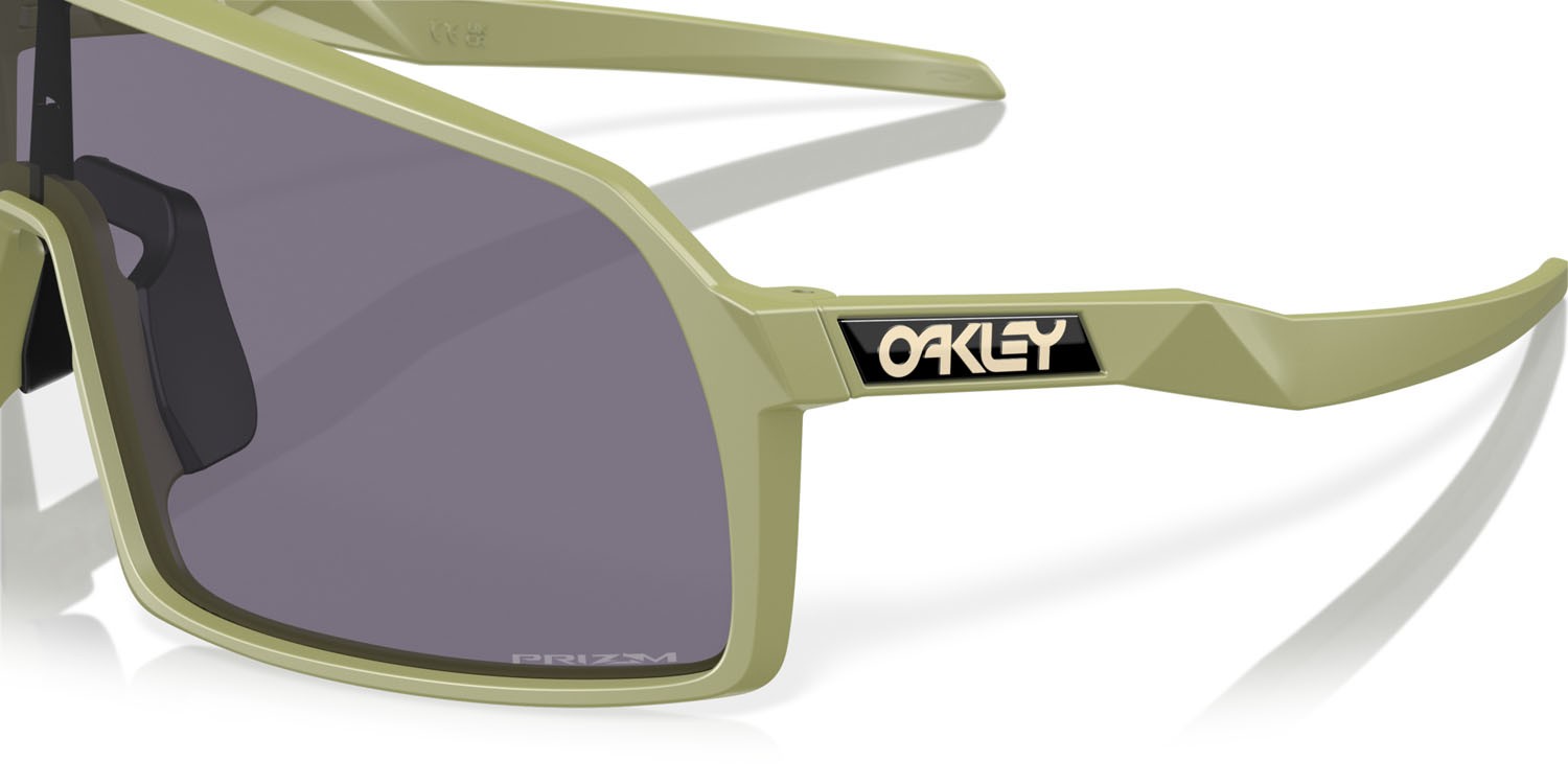 Occhiali da sole Oakley Sutro S OO 9462 (946212) colore matte fern forma mask lenti prizm grey