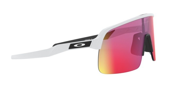 Occhiali da sole Oakley Sutro lite OO 9463 (946302) colore matte white forma rettangolare lenti prizm road