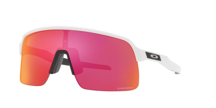 Sonnenbrillen Oakley Sutro Lite OO 9463 (946320) farbe matte white form rechteckig gläser prizm field