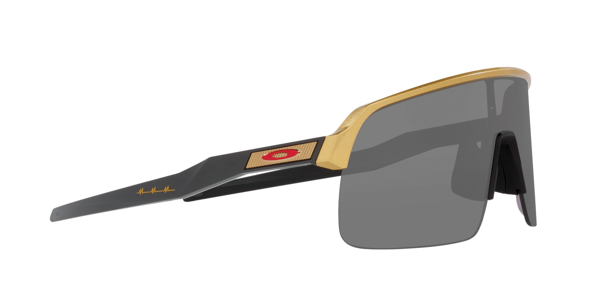 Occhiali da sole Oakley Sutro Lite Patrick Mahomes II Collection OO 9463 (946347) colore oro olimpico forma mask lenti prizm black