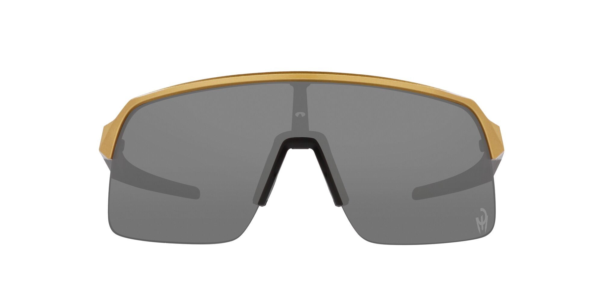 Occhiali da sole Oakley Sutro Lite Patrick Mahomes II Collection OO 9463 (946347) colore oro olimpico forma mask lenti prizm black
