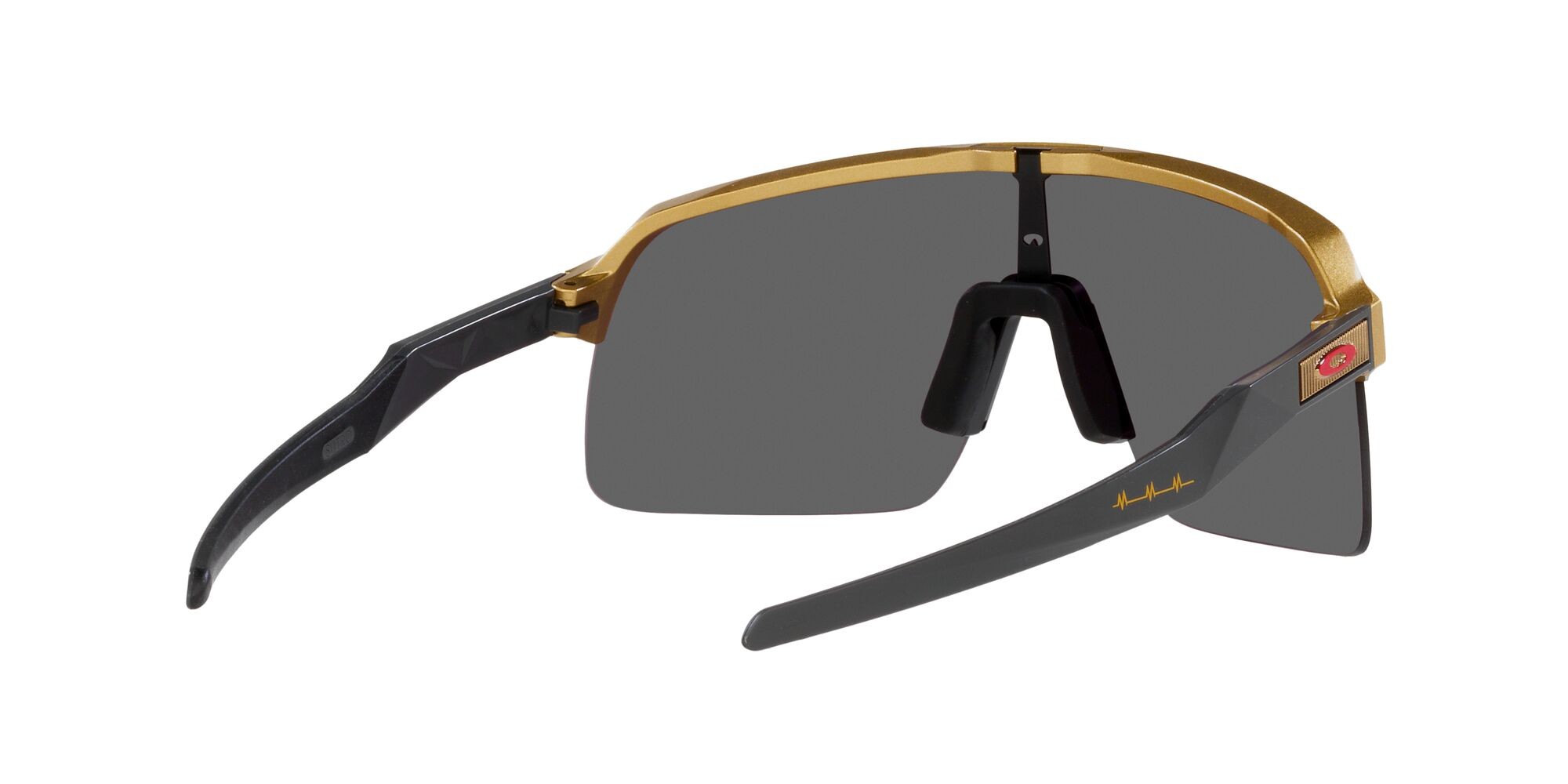 Occhiali da sole Oakley Sutro Lite Patrick Mahomes II Collection OO 9463 (946347) colore oro olimpico forma mask lenti prizm black