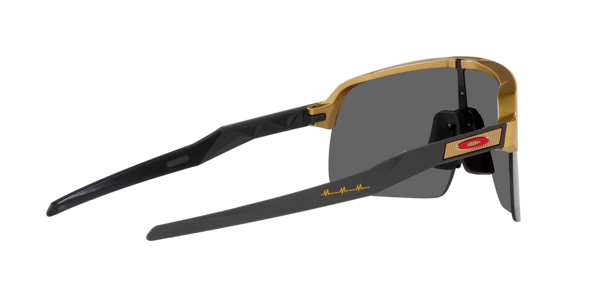 Occhiali da sole Oakley Sutro Lite Patrick Mahomes II Collection OO 9463 (946347) colore oro olimpico forma mask lenti prizm black