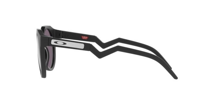 Sonnenbrillen Oakley HSTN OO 9464 (946401) farbe matte black form rechteckig gläser prizm grey