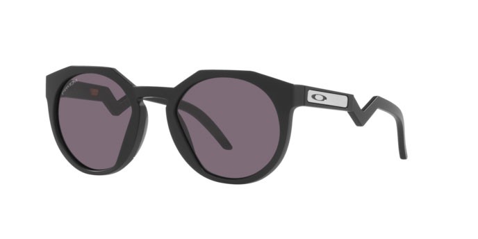 Sonnenbrillen Oakley HSTN OO 9464 (946401) farbe matte black form rechteckig gläser prizm grey