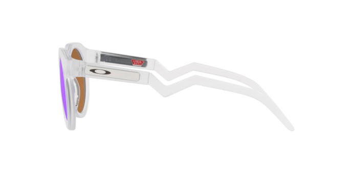 Sonnenbrillen Oakley HSTN OO 9464 (946402) farbe matte clear form rechteckig gläser prizm violet