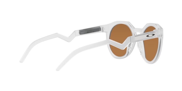 Sonnenbrillen Oakley HSTN OO 9464 (946402) farbe matte clear form rechteckig gläser prizm violet