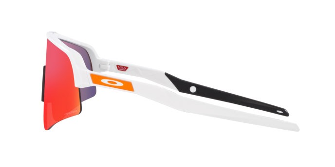 Occhiali da sole Oakley Sutro Lite Sweep OO 9465 (946516) colore bianco opaco forma mask lenti prizm road