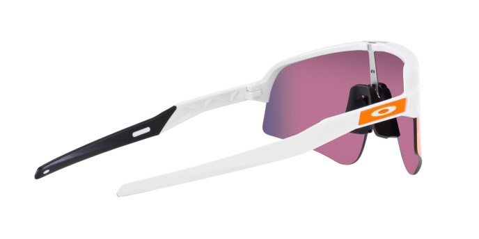 Occhiali da sole Oakley Sutro Lite Sweep OO 9465 (946516) colore bianco opaco forma mask lenti prizm road