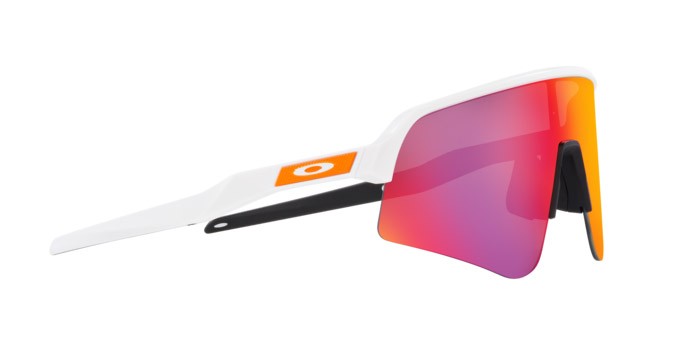 Occhiali da sole Oakley Sutro Lite Sweep OO 9465 (946516) colore bianco opaco forma mask lenti prizm road