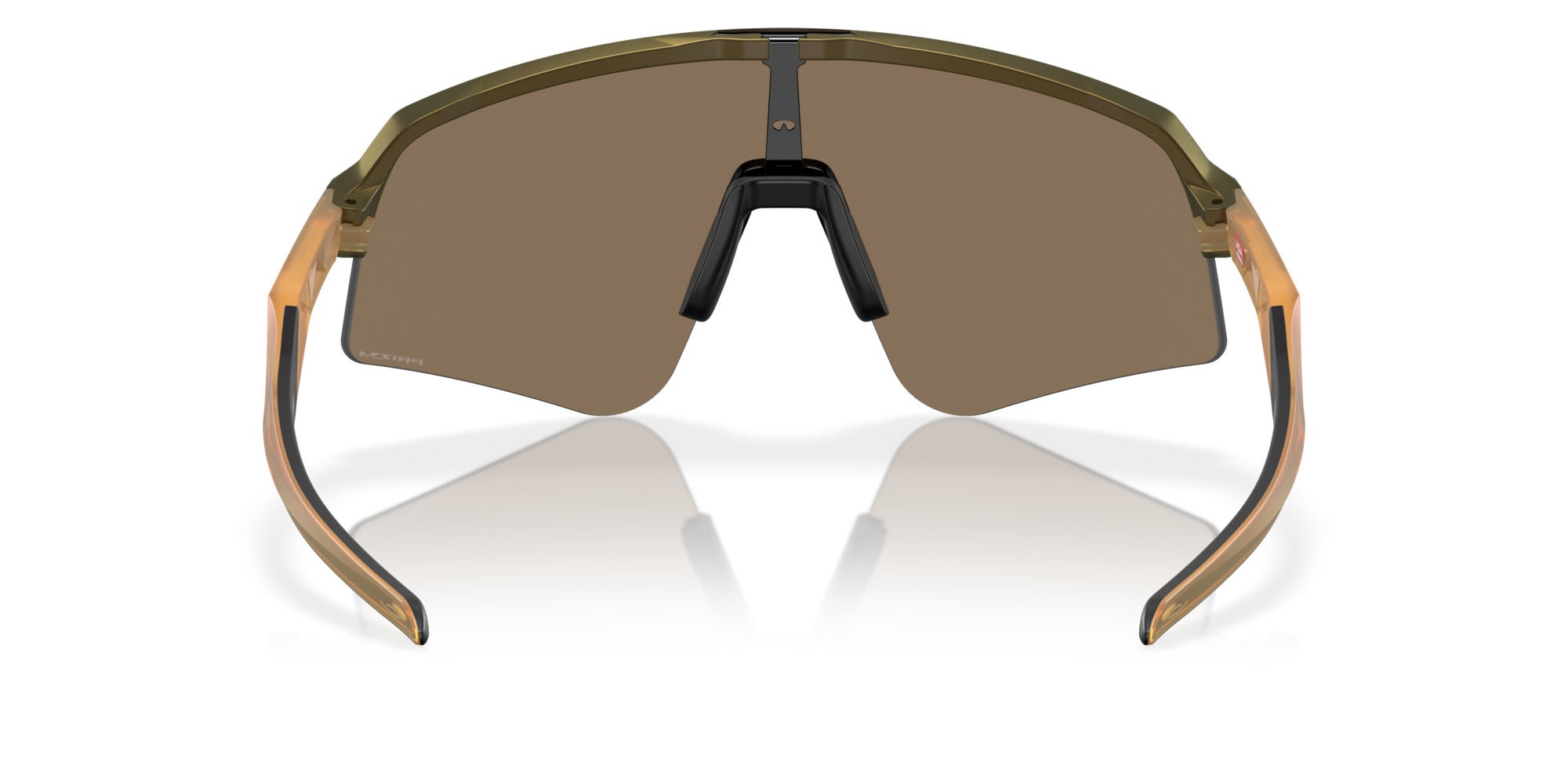 Occhiali da sole Oakley Sutro Lite Sweep OO 9465 (946521) colore brass tax forma mask lenti prizm 24k