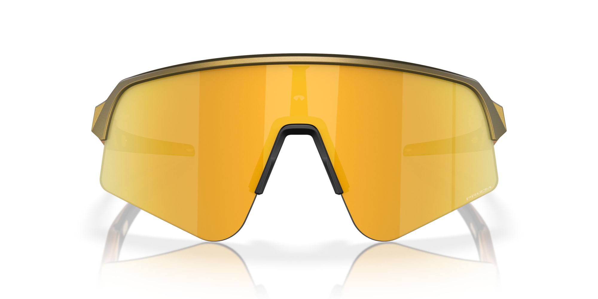 Occhiali da sole Oakley Sutro Lite Sweep OO 9465 (946521) colore brass tax forma mask lenti prizm 24k