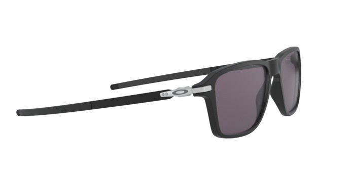 Occhiali da sole Oakley Wheel house OO 9469 (946901) colore satin black forma quadrato lenti prizm grey