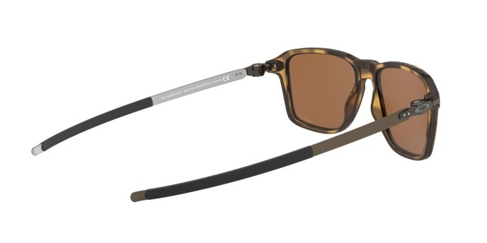 Sonnenbrillen Oakley Wheel house OO 9469 (946904) farbe polished brown tortoise form quadratisch gläser prizm tungsten polarized