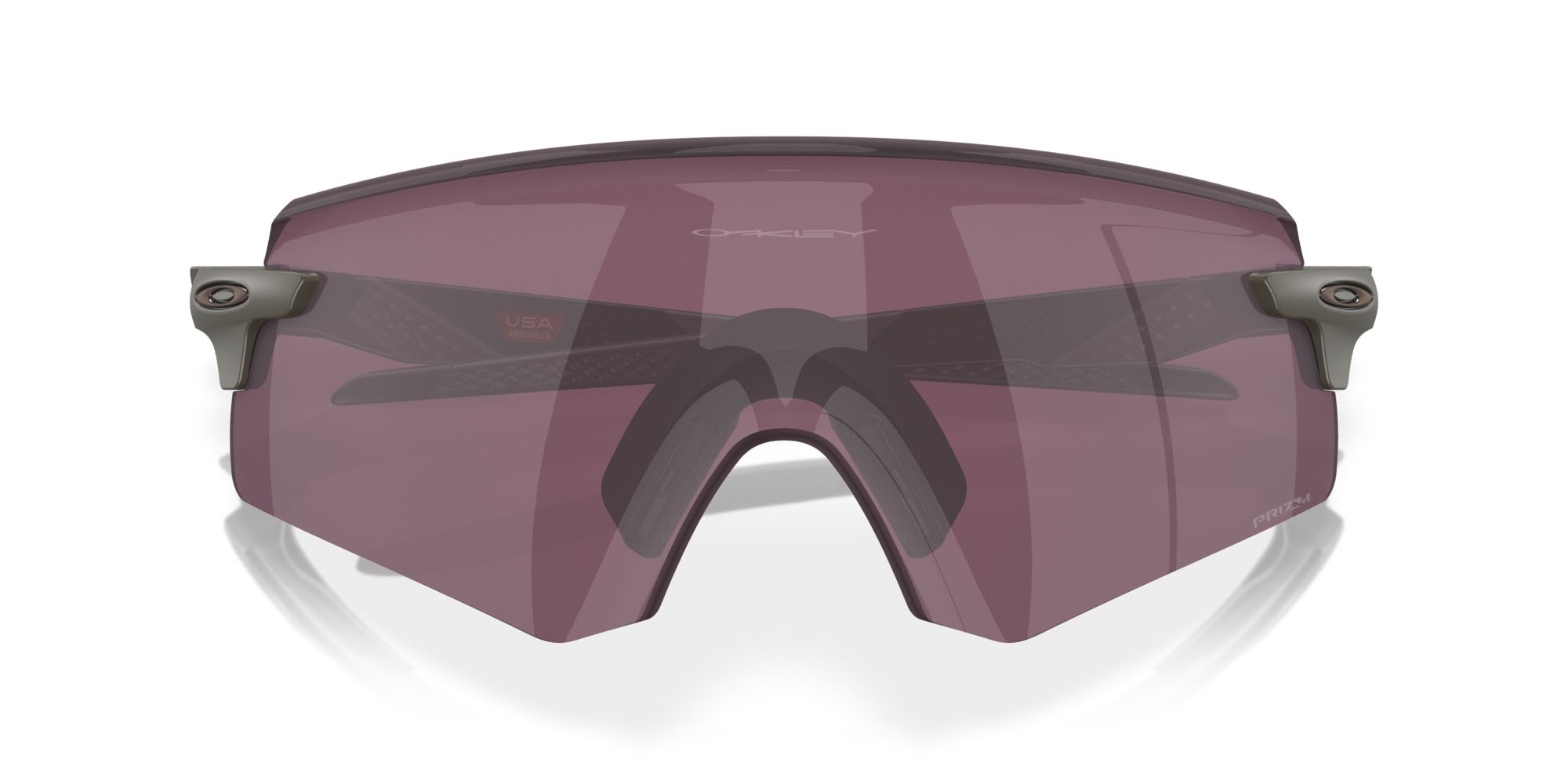 Sonnenbrillen Oakley Encoder OO 9471 (947121) farbe verde oliva opaco form maske gläser prizm road black