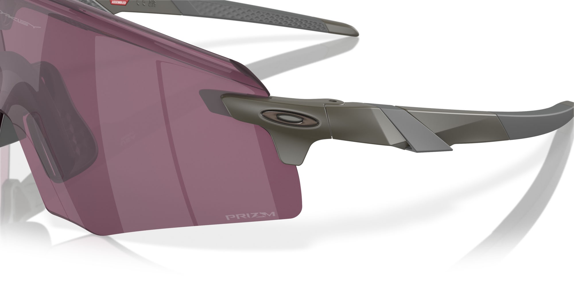 Sonnenbrillen Oakley Encoder OO 9471 (947121) farbe verde oliva opaco form maske gläser prizm road black