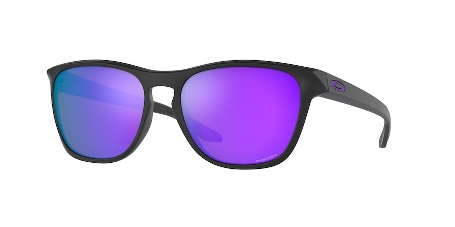 Sunglasses Oakley Manorburn OO 9479 (947903) color matte black shape square lenses prizm violet
