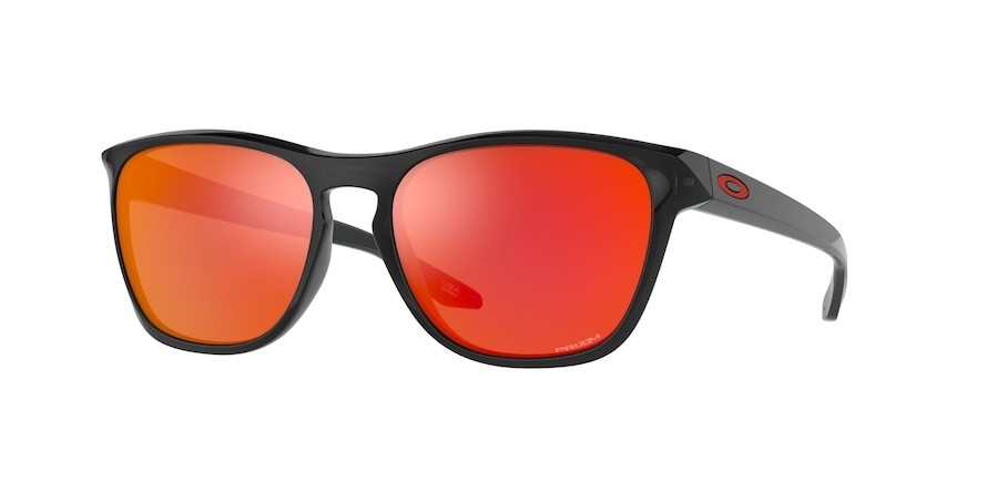Occhiali da sole Oakley Manorburn OO 9479 (947904) colore black ink forma quadrato lenti prizm ruby