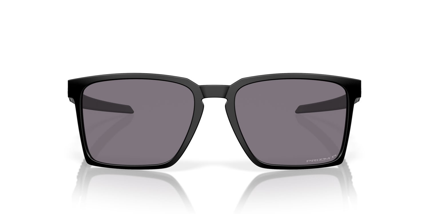 Occhiali da sole Oakley Exchange Sun OO 9483 (948304) colore nero satinato forma rettangolare lenti prizm grey polarized